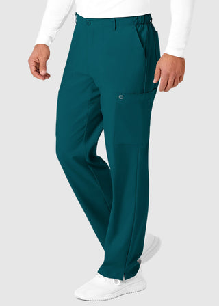 Wink Scrubs W123 Men's Flat Front Elastic Waist Cargo Pocket Petite Pant