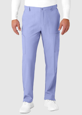 Wink Scrubs W123 Men's Flat Front Elastic Waist Cargo Pocket Petite Pant