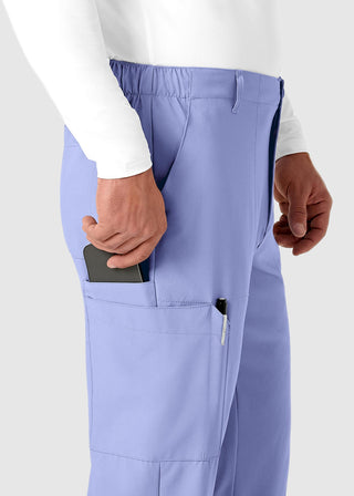 Wink Scrubs W123 Men's Flat Front Elastic Waist Cargo Pocket Tall Pant