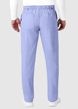 Wink Scrubs W123 Men's Flat Front Elastic Waist Cargo Pocket Petite Pant