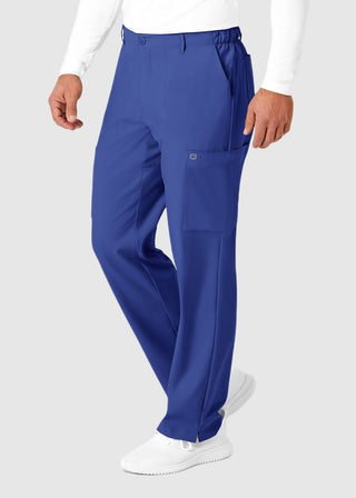 Wink Scrubs W123 Men's Flat Front Elastic Waist Cargo Pocket Pant