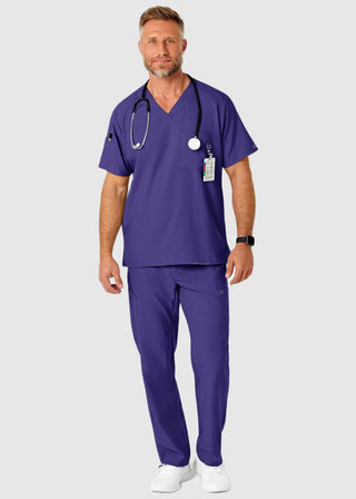 Wink Scrubs W123 Men's Flat Front Elastic Waist Cargo Pocket Pant