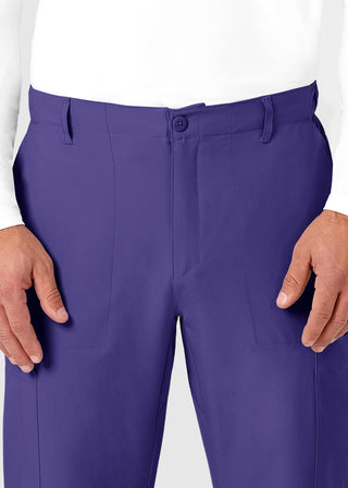 Wink Scrubs W123 Men's Flat Front Elastic Waist Cargo Pocket Petite Pant