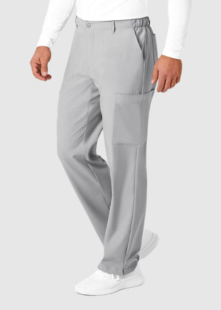 Wink Scrubs W123 Men's Flat Front Elastic Waist Cargo Pocket Petite Pant