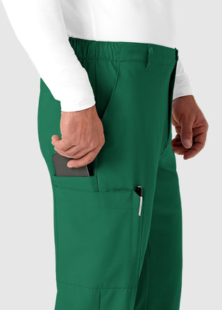 Wink Scrubs W123 Men's Flat Front Elastic Waist Cargo Pocket Pant