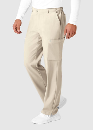 Wink Scrubs W123 Men's Flat Front Elastic Waist Cargo Pocket Petite Pant