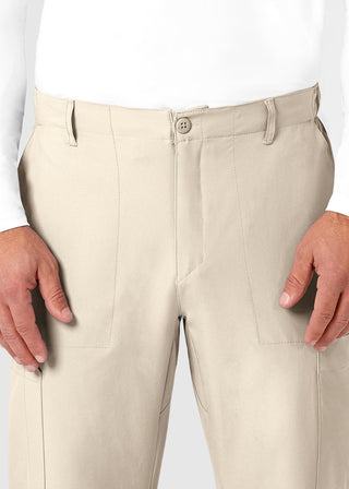 Wink Scrubs W123 Men's Flat Front Elastic Waist Cargo Pocket Petite Pant