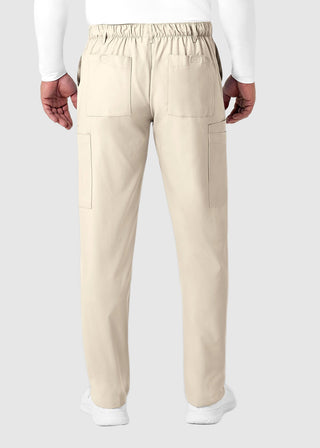 Wink Scrubs W123 Men's Flat Front Elastic Waist Cargo Pocket Petite Pant