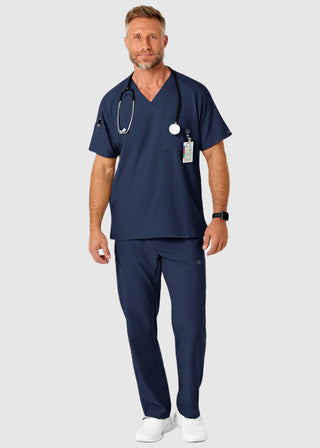 Wink Scrubs W123 Men's Flat Front Elastic Waist Cargo Pocket Tall Pant