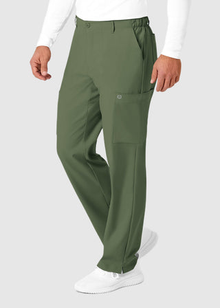 Wink Scrubs W123 Men's Flat Front Elastic Waist Cargo Pocket Tall Pant