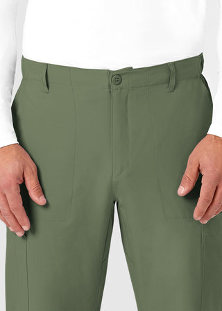Wink Scrubs W123 Men's Flat Front Elastic Waist Cargo Pocket Petite Pant