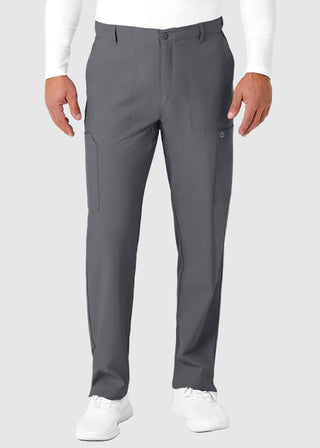 Wink Scrubs W123 Men's Flat Front Elastic Waist Cargo Pocket Petite Pant