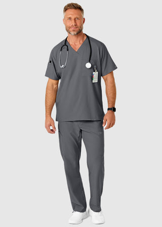 Wink Scrubs W123 Men's Flat Front Elastic Waist Cargo Pocket Pant