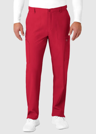 Wink Scrubs W123 Men's Flat Front Elastic Waist Cargo Pocket Petite Pant