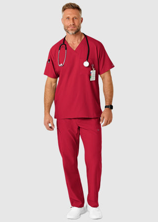 Wink Scrubs W123 Men's Flat Front Elastic Waist Cargo Pocket Pant