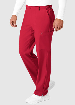 Wink Scrubs W123 Men's Flat Front Elastic Waist Cargo Pocket Pant