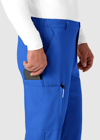 Wink Scrubs W123 Men's Flat Front Elastic Waist Cargo Pocket Tall Pant