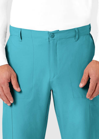 Wink Scrubs W123 Men's Flat Front Elastic Waist Cargo Pocket Petite Pant