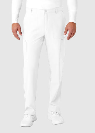 Wink Scrubs W123 Men's Flat Front Elastic Waist Cargo Pocket Petite Pant