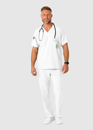 Wink Scrubs W123 Men's Flat Front Elastic Waist Cargo Pocket Pant