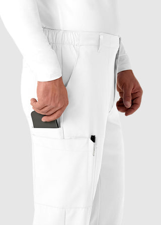 Wink Scrubs W123 Men's Flat Front Elastic Waist Cargo Pocket Tall Pant