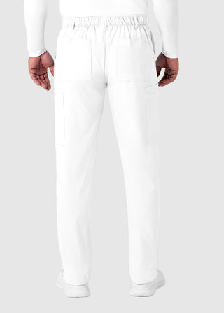Wink Scrubs W123 Men's Flat Front Elastic Waist Cargo Pocket Petite Pant