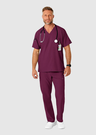Wink Scrubs W123 Men's Flat Front Elastic Waist Cargo Pocket Pant