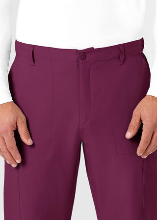 Wink Scrubs W123 Men's Flat Front Elastic Waist Cargo Pocket Petite Pant