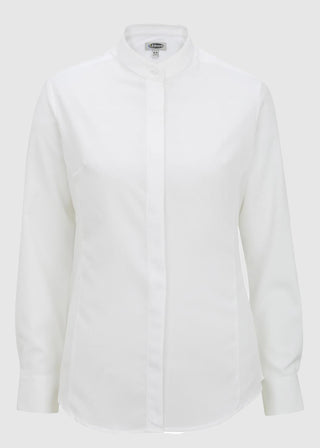 Edwards Women's Batiste Banded Collar Shirt