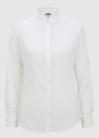 Edwards Women's Batiste Banded Collar Shirt