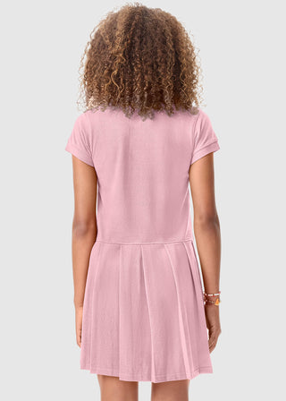 Classroom Pique Knit Polo Dress