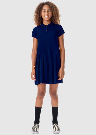 Classroom Uniforms Girl's Short Sleeve Pique Polo Dress