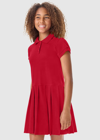 Classroom Uniforms 54122 Girls Pique Polo Dress - SS Light Blue, XS Classroom Uniforms 54122 Girls Pique Polo Dress - SS Light Blue, XS