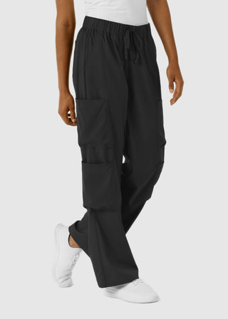 Wink Scrubs Boundless Women's Classic Wide Leg Double Cargo Scrub Pant
