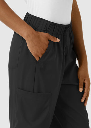 Wink Scrubs Boundless Women's Classic Wide Leg Double Cargo Scrub Petite Pant