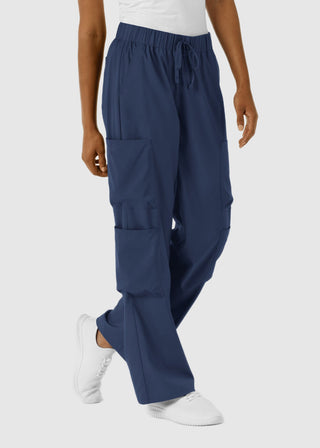Wink Scrubs Boundless Women's Classic Wide Leg Double Cargo Scrub Pant