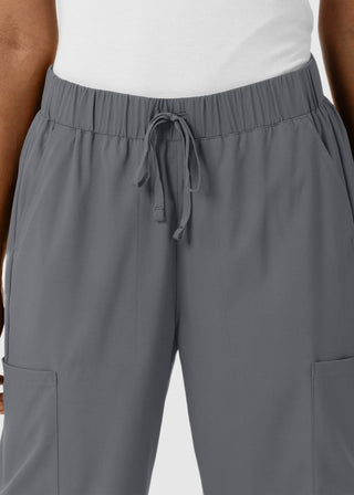 Wink Scrubs Boundless Women's Classic Wide Leg Double Cargo Scrub Petite Pant