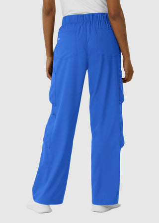 Wink Scrubs Boundless Women's Classic Wide Leg Double Cargo Scrub Petite Pant