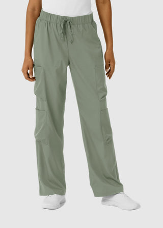 Wink Scrubs Boundless Women's Classic Wide Leg Double Cargo Scrub Pant