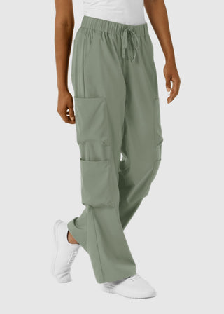 Wink Scrubs Boundless Women's Classic Wide Leg Double Cargo Scrub Pant