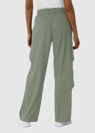 Wink Scrubs Boundless Women's Classic Wide Leg Double Cargo Scrub Pant