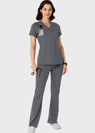 Wink Scrubs Wink Renew Knit Women's Flare Yoga Scrub Pant