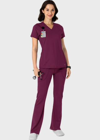 Wink Scrubs Wink Renew Knit Women's Flare Yoga Scrub Pant