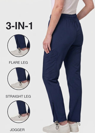 HeedFit Women's 3 Style in 1 Bottom Scrub Pant
