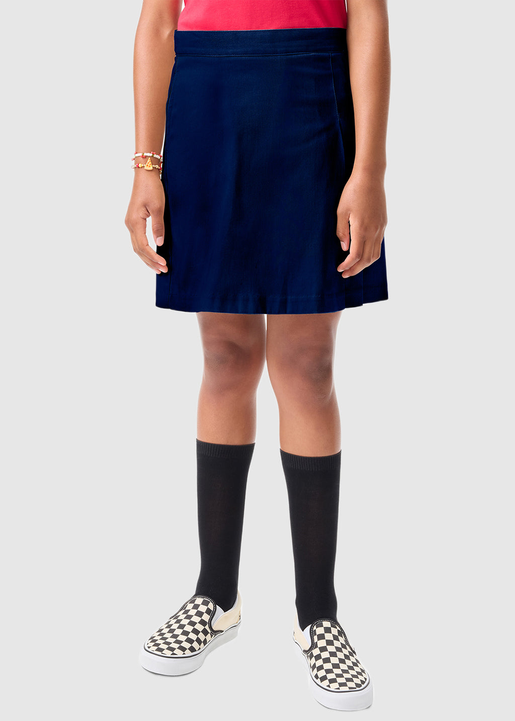 Classroom Uniforms 55274 Junior Stretch Double-Pleated Scooter