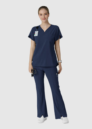 Wink Scrubs Wink RENEW Women's Cargo Flare Scrub Petite Pant