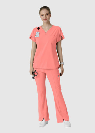 Wink Scrubs Wink RENEW Women's Cargo Flare Scrub Petite Pant