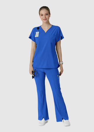 Wink Scrubs Wink RENEW Women's Cargo Flare Scrub Petite Pant