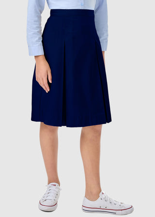 Classroom Uniforms Girls kick pleat skirt with inside adjus