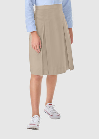 Classroom Uniforms Girls kick pleat skirt with inside adjus